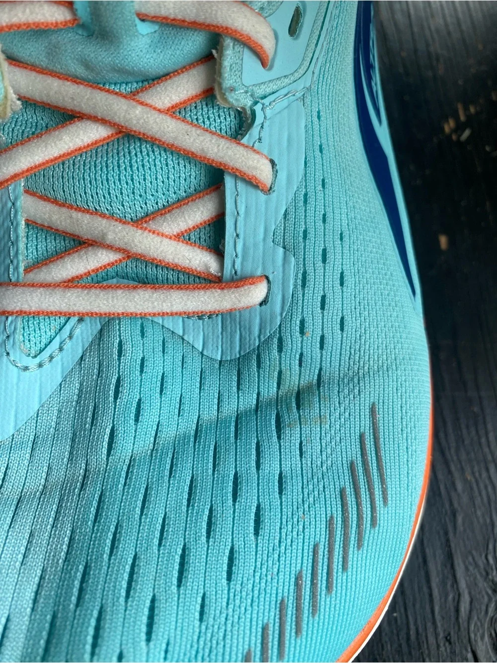 Altra Women's Aqua Running Shoes with Orange Accents